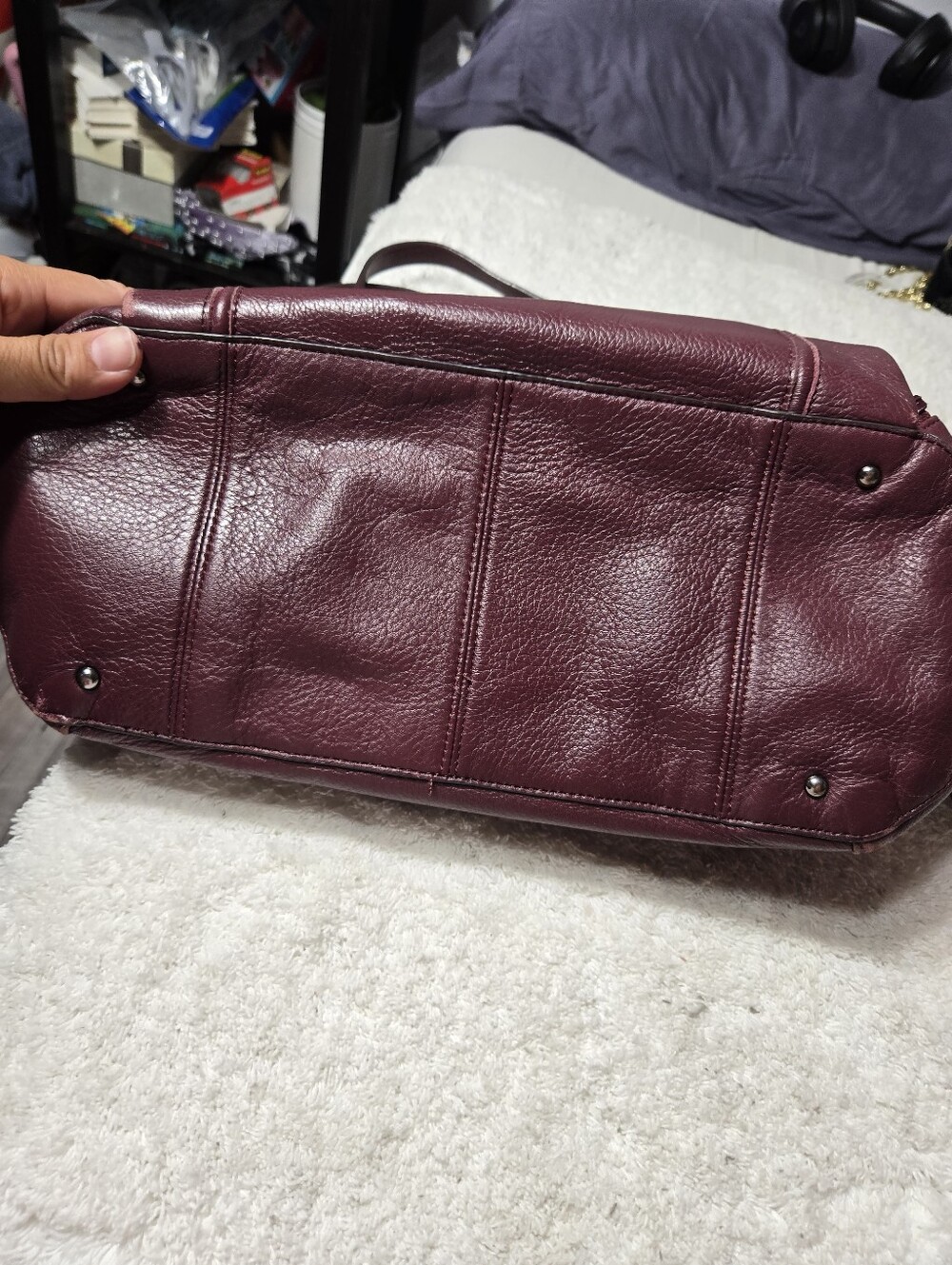 Aimee Kestenberg Chelsea Tote Purse Handbag Leather - Picture 10 of 11